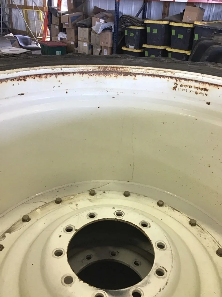 Used LSW1250/35R46 195D Goodyear Optitrac TL R-1W 90-95% On 44 x 46 (10-13.19-11.07) Double Hub NH image 5