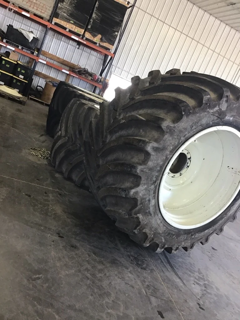 Used LSW1250/35R46 195D Goodyear Optitrac TL R-1W 90-95% On 44 x 46 (10-13.19-11.07) Double Hub NH image 6
