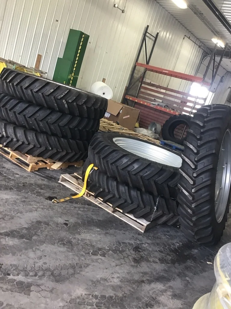 Take-Off IF380/90R46 165A8 Michelin Agribib TL R-1W 95-100% On 12 x 46 (8-10.82-8.78) Rim&Rail/Disc image 6