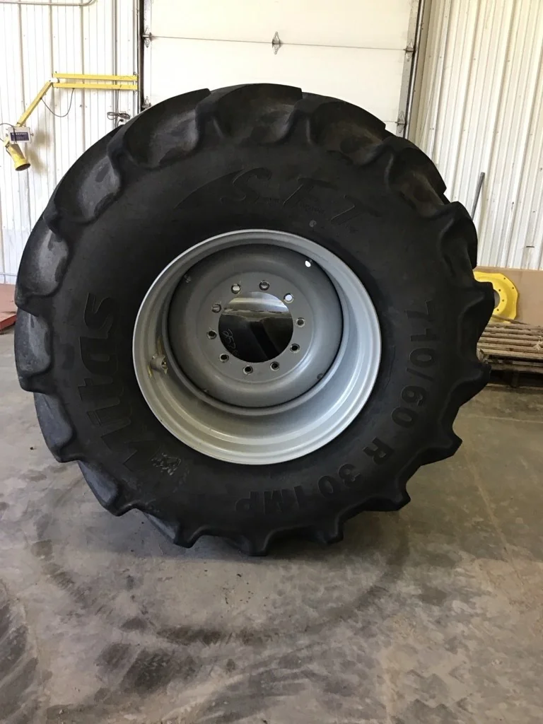 Used 710/60R30 162A8 Mitas SFT TL I-3 75-80% On 23 x 30 (10-13.19-11.07) Combine Wheel