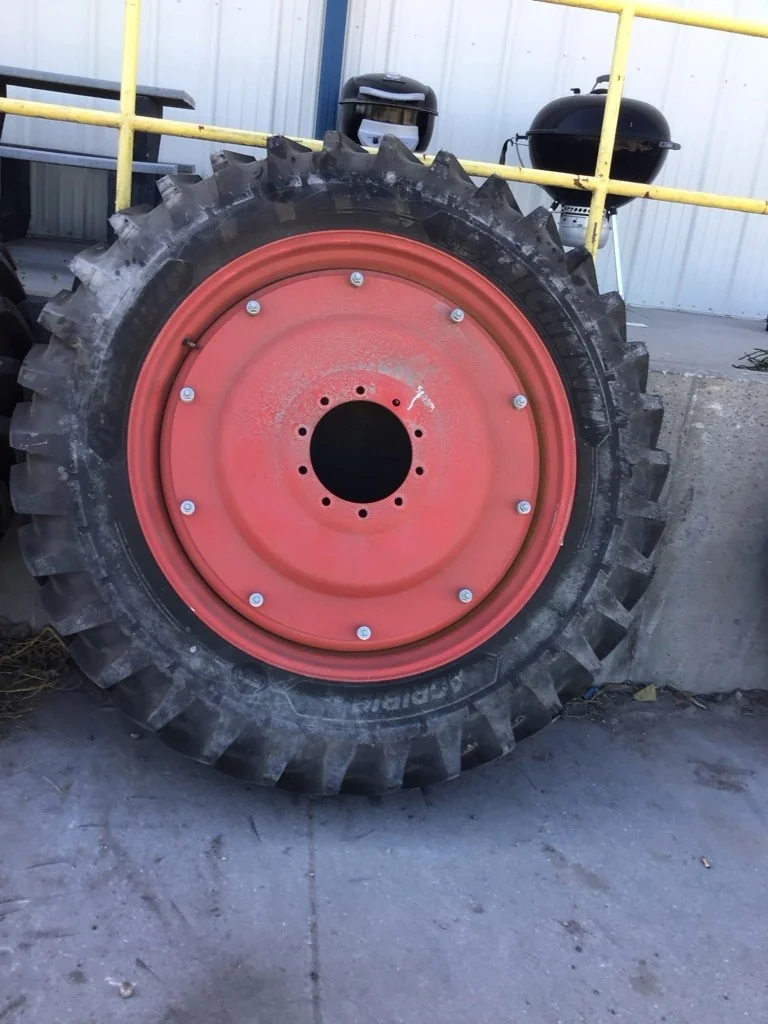 Take-Off IF380/90R46 165A8 Michelin Agribib TL R-1W 95-100% On 12 x 46 (10-13.19-11.07) R&R/Disc image 2