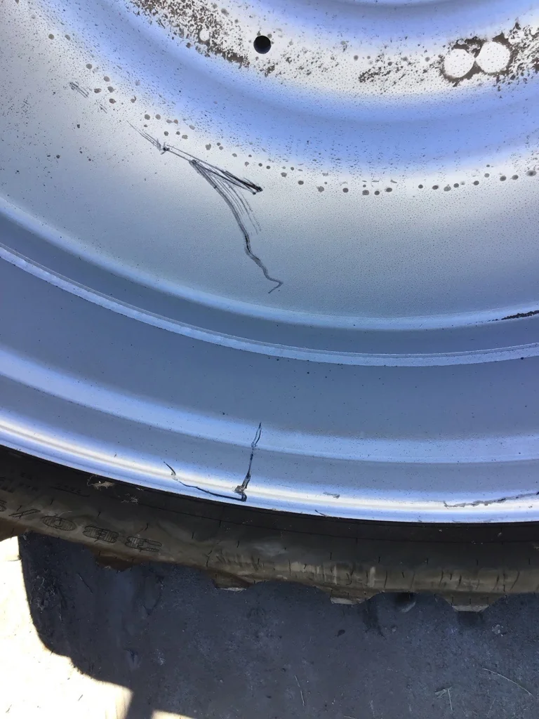 Take-Off 380/90R54 152A8 Firestone 9000 R-1W TL 95-100% On 12 x 54 10-13.19-11.07 Silver Dual Wheel image 4