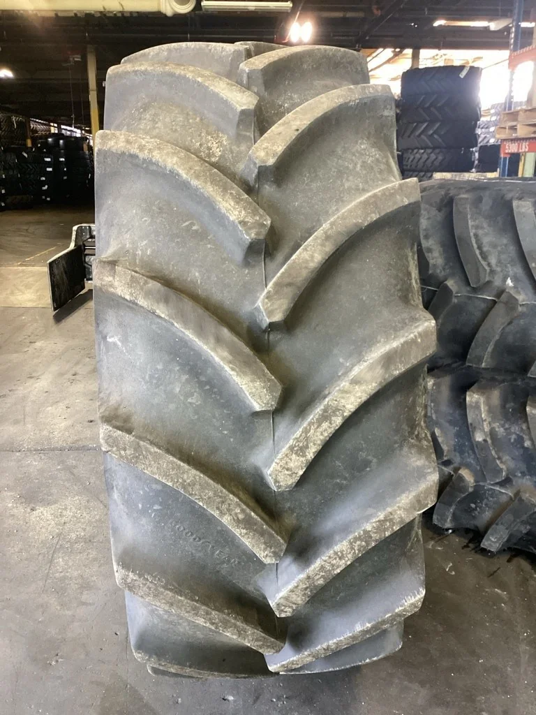 Used 600/70R28 161D Goodyear Optitrac TL R-1W 95-100% On 18 x 28 (8-10.82.8.78) JD Combin Wheel image 3