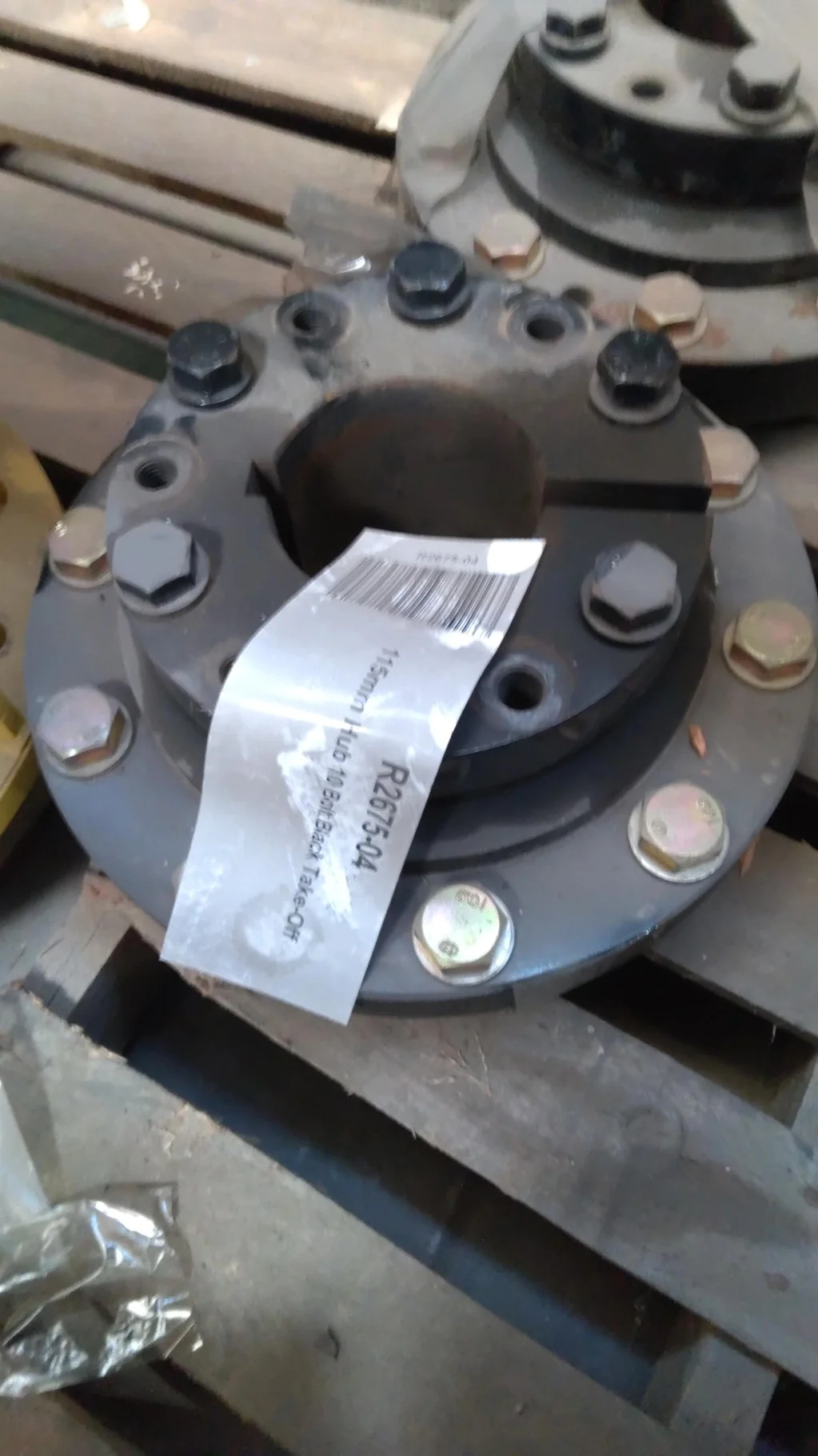 Take-Off 115mm Hub 10 Bolt Black