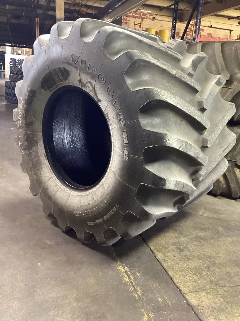 Used 76x50.00-32 182B Firestone Flotation 23 DT TL HF-3 85-90% (Mild Cuts, Mild Stubble) image 2