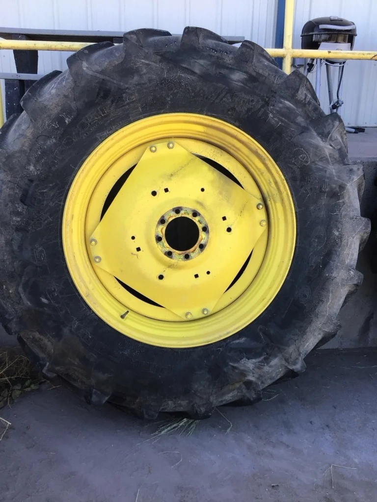Used 460/85R38 149D Firestone Performer 85 Extra TL R-1W 85-90% On 10 x 38 (8-8-6) 4/2 Rail/Disc image 2