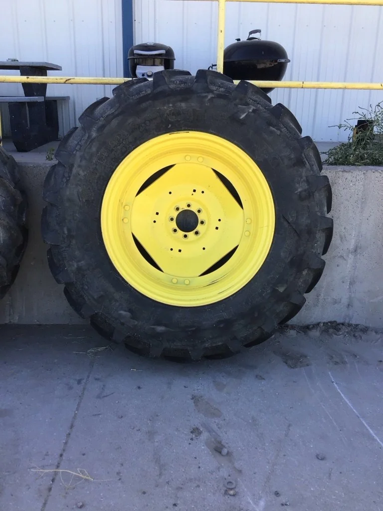 Used 460/85R38 149D Firestone Performer 85 Extra TL R-1W 85-90% On 10 x 38 (8-8-6) 4/2 Rail/Disc image 3