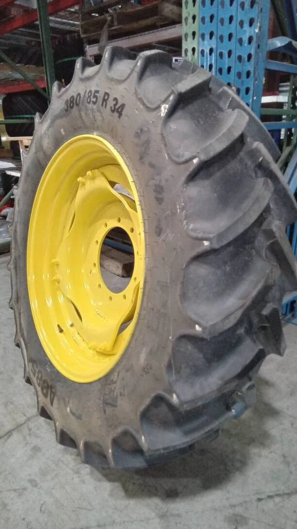 Take-Off 380/85R34 146B Mitas AC85 TL R-1W 95-100% On 13 x 34 10-13.19-11.07 4/2 Rail Wheel W/ Disc image 2