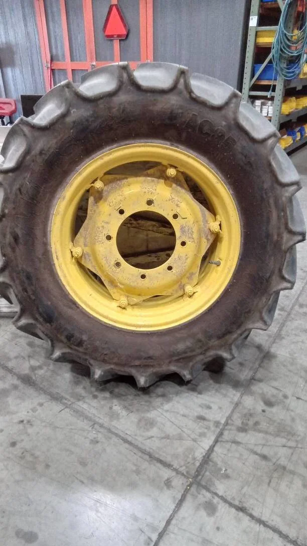 Take-Off 320/85R24 122B Mitas AC85 TL R-1W 95-100% On 10 x 24 8-10.82-8.78 6 Clamp Wheel w/ Disc