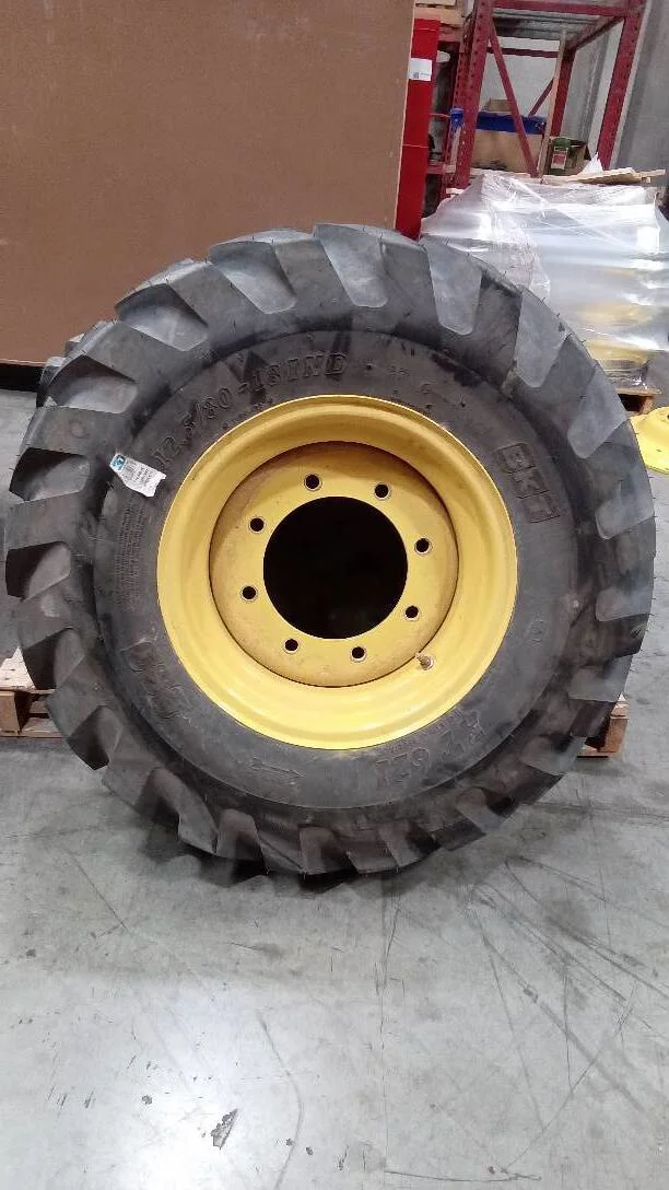 Take-Off 12.5/80-18 12ply BKT AT621 TL R-4 95-100% On 9 x 18 8-10.82-8.78 GKN JD Yellow Solid Wheel