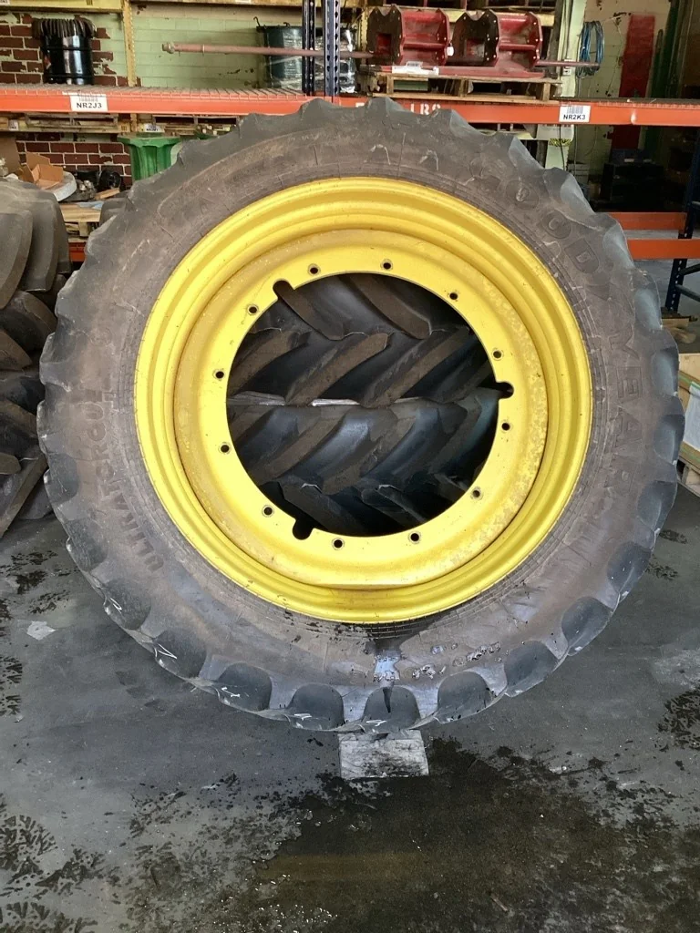 Used 420/80R46 151A8 Goodyear Ultratorque Radial TL R-1 60-65% On 13 x 46 (12-32.047-30.078) R&R