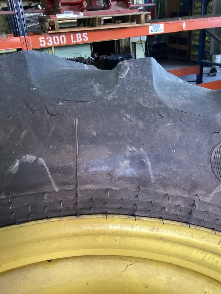 Used 420/80R46 151A8 Goodyear Ultratorque Radial TL R-1 60-65% On 13 x 46 (12-32.047-30.078) R&R image 3