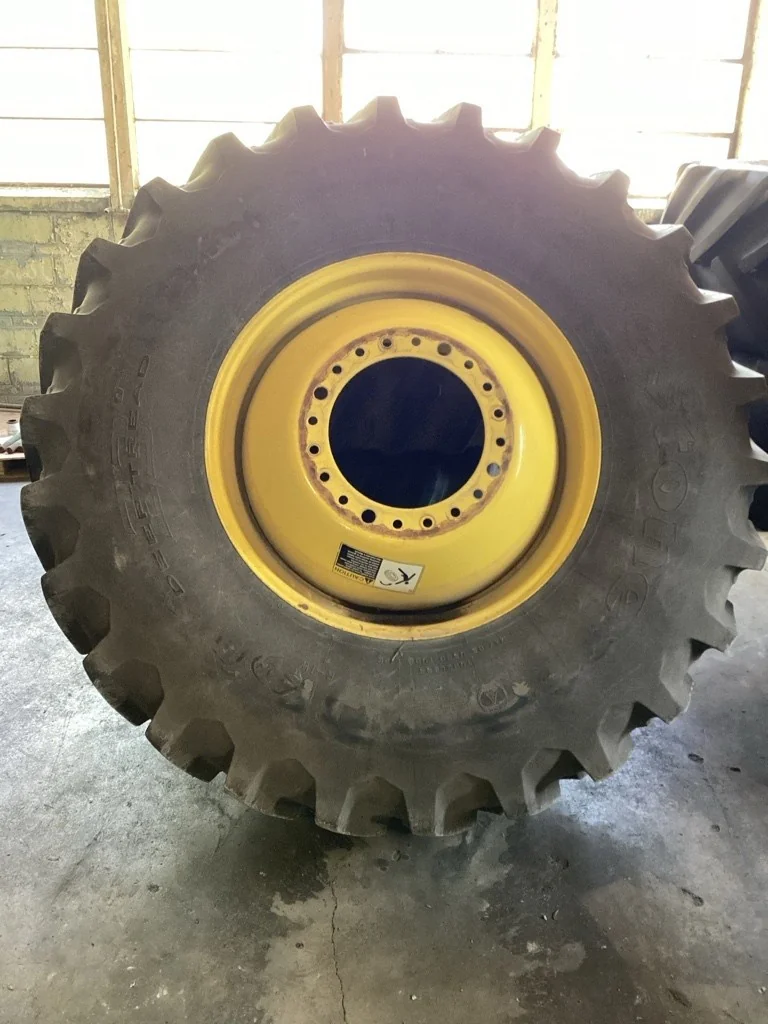 Used 650/85R38 173D Firestone DT 23 TL R-1W 85-90% On 23 x 38 (20-18.5-15.3125) JD X9 DD