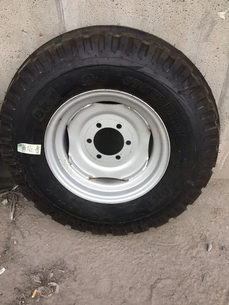 Take-Off 7.50-16 130A6 BKT Steer Farm TT F-2 95-100% On 5.5 x 16 (6-6-4.62)  Implement Wheel image 2