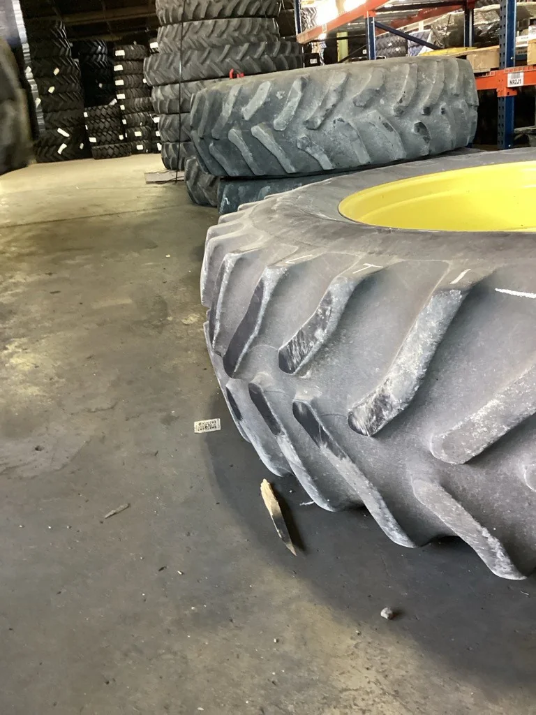 Used 18.4R42 148A8 Goodyear Dyna Torque Radial TL R-1 60-65% On 16 x 42 (10-13.19-11.07) JD Dual image 3