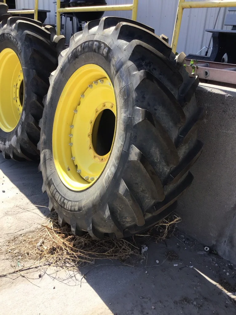 Used 540/65R34 145D Michelin Multibib TL R-1W 90-95% On 16 x 34 (12-16.732-14.620 Waffle 3 Bolt/Disc image 3