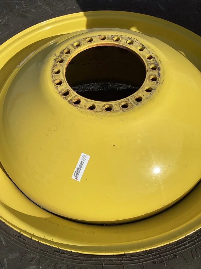 Used 580/85R42 166A8 Alliance AgriTraction TL R-1W 85-90% On 18 x 42 20-13.19-11.07 Dolly Dual Wheel image 3