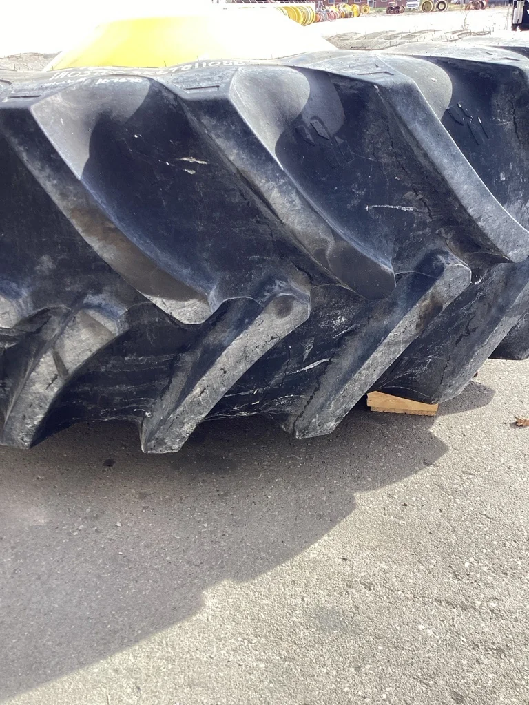 Used 580/85R42 166A8 Alliance AgriTraction TL R-1W 80-85% On 18 x 42 20-13.19-10.50 Dolly Dual Wheel image 2