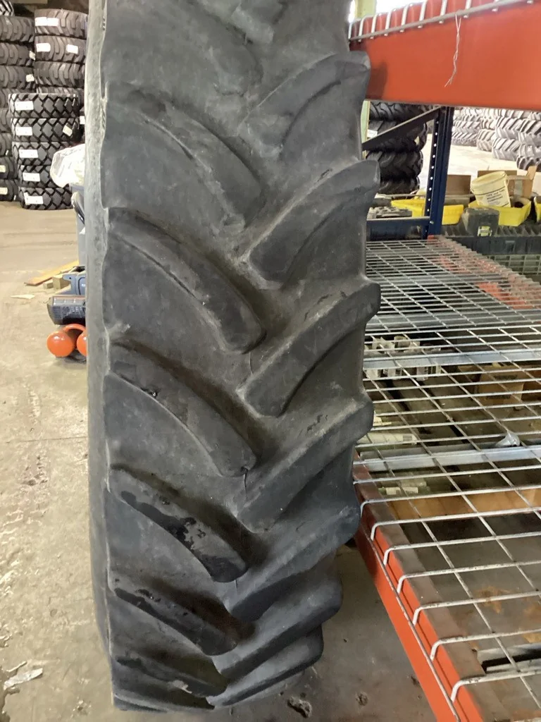 Used 380/90R46 163A8 Alliance Farm Pro Radial 90 TL R-1W 70-75% On 13 x 46 (10-13.19-11.07) CIH Dual image 2