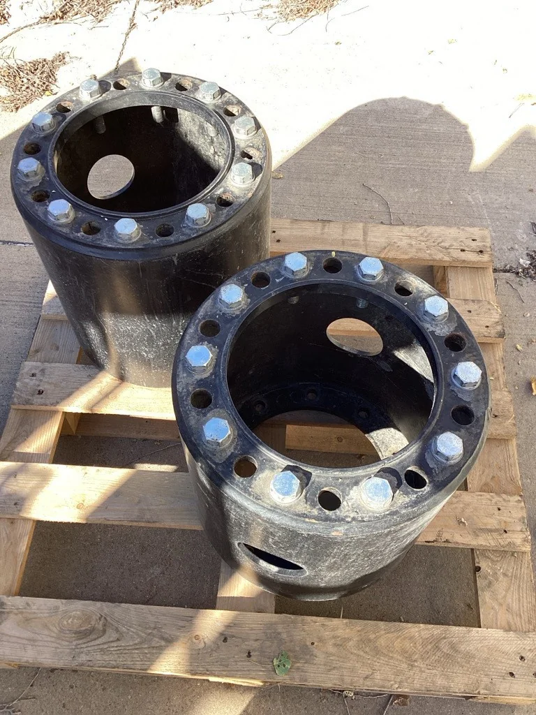 Used 15.5 Case FWD Hub Extensions (10-13.19-11.07)