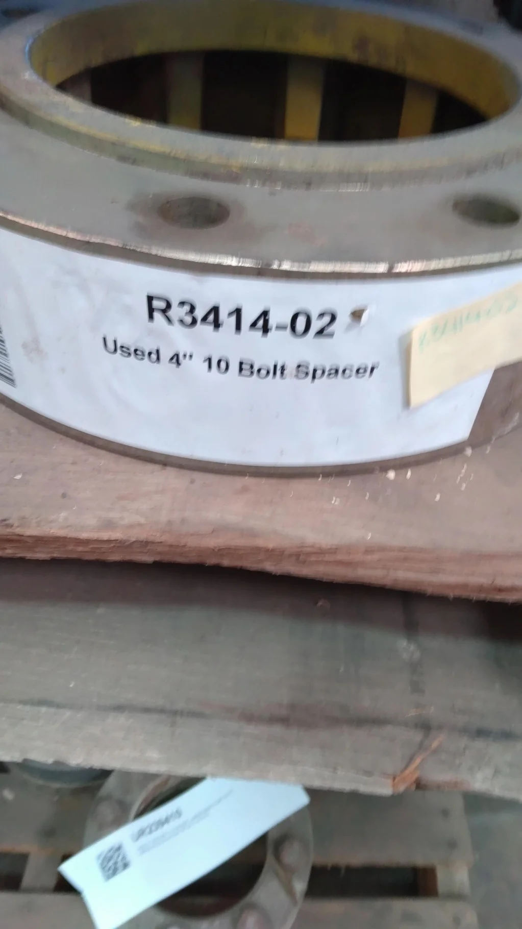 Used 4" 10 Bolt Spacer