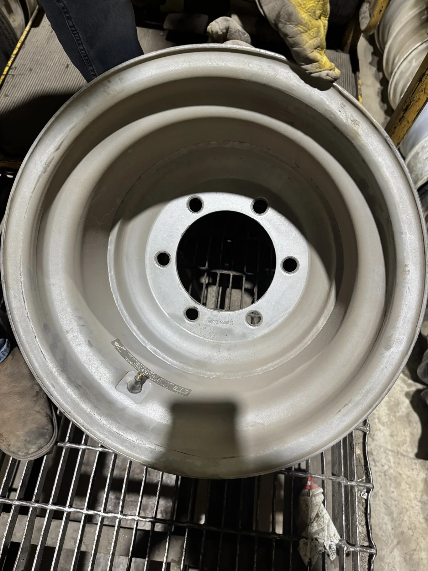 Take-Off 14 X16.1 6-8.75-6.49 Implement Silver Wheel image 2