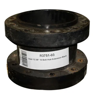 Used 12 3/8" 10 Bolt Hub Extension Black