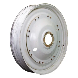 Used 10 X 54 GKN 8-10.82-8.78 Rim & Rail White Wheel w/ Disc