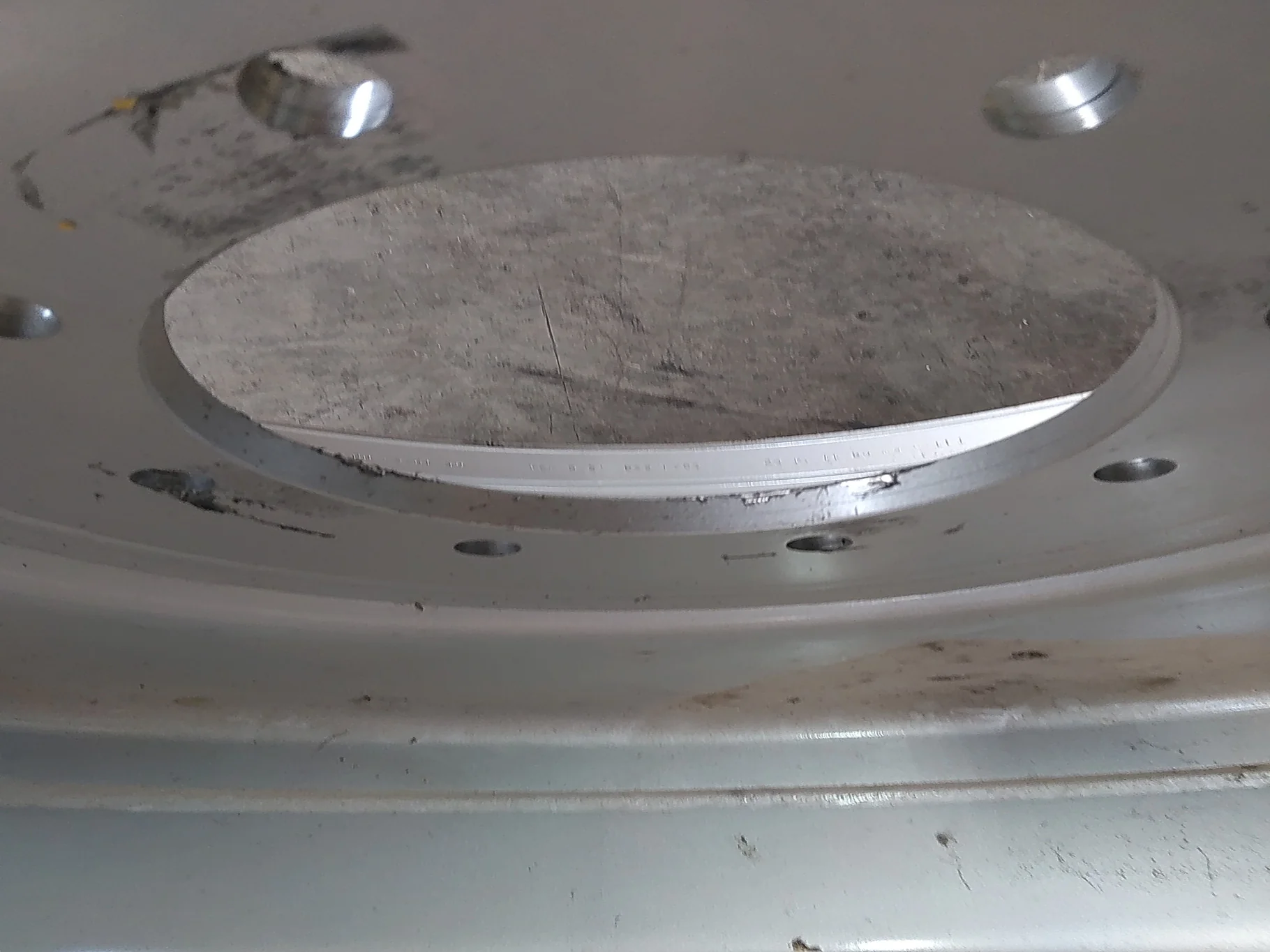 Take-Off 23 X 38 8-10.826-8.735-.50 Sprayer Silver Wheel image 3