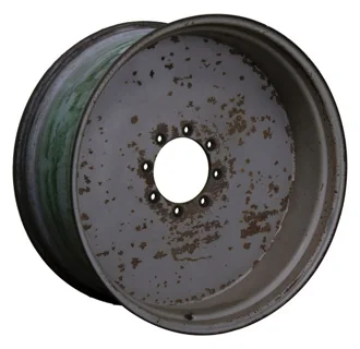 Used 18 X 38 8-10.82-8.78 Flat Plate Silver Wheel