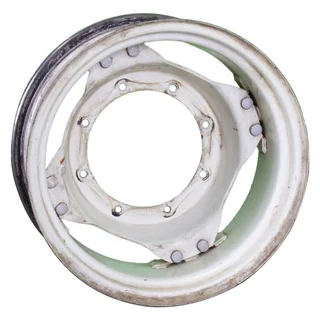 Used 10 X 24 8-12.992-11.446 8 Clamp White Wheel w/ Disc