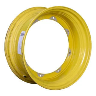 Used 15 X 34 GKN 8-27.0-24.754 Rim & Rail Yellow Wheel