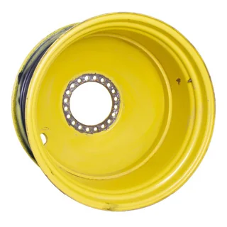 USED 23 X 38 20-13.187-11.07-15.56 (INSIDE) DOLLY DUAL YELLOW WHEEL