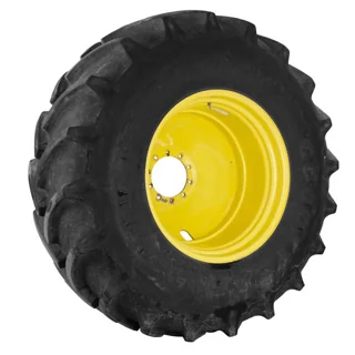 Used 650/85R38 173A8/B Goodyear Optitrac DT824 90-95% TL R-1W on 23 X 38 10-13.19-11.07-14.37 Combin