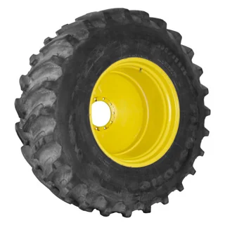 Used 650/85R38 173A8/B Firestone Deep Tread 23 TL R-1W 85-90% on 23 X 38 10-13.19-11.07-15.56N Combi