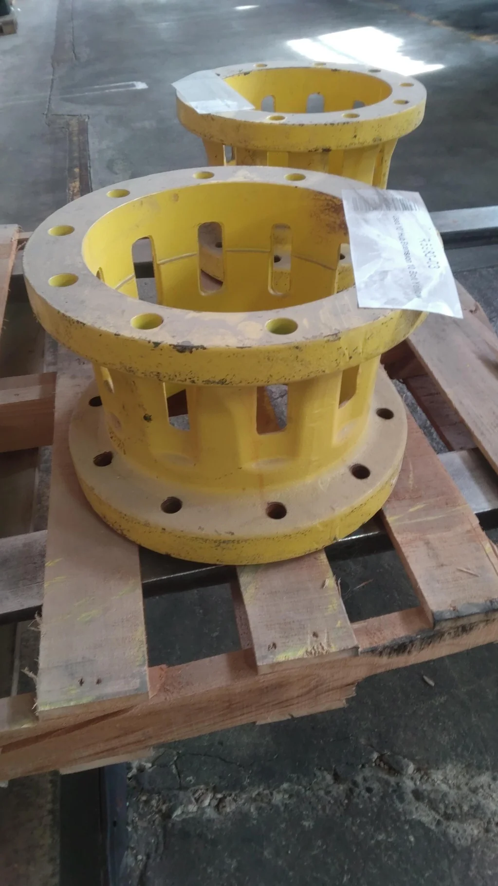 Used 10" Hub Extension 10 Bolt Yellow