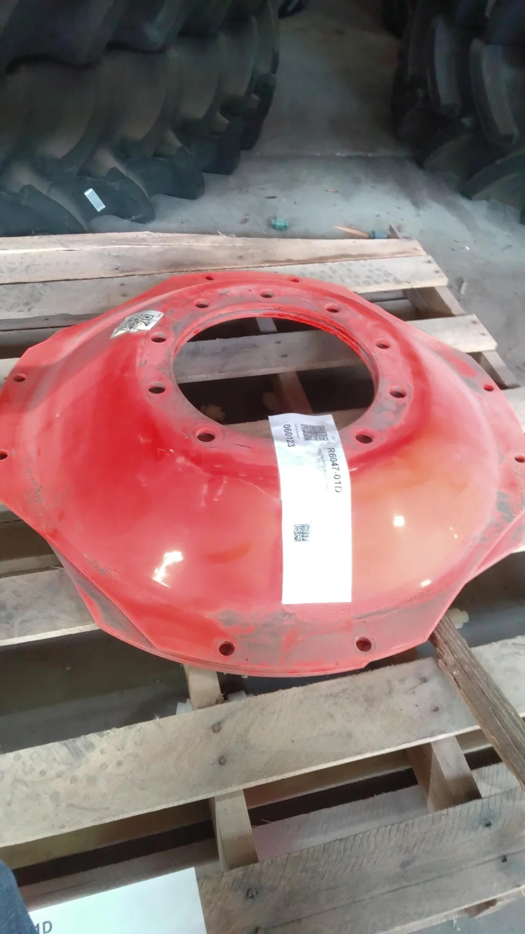 Used Disc 34" 13.19-11.07 Waffle Red image 2