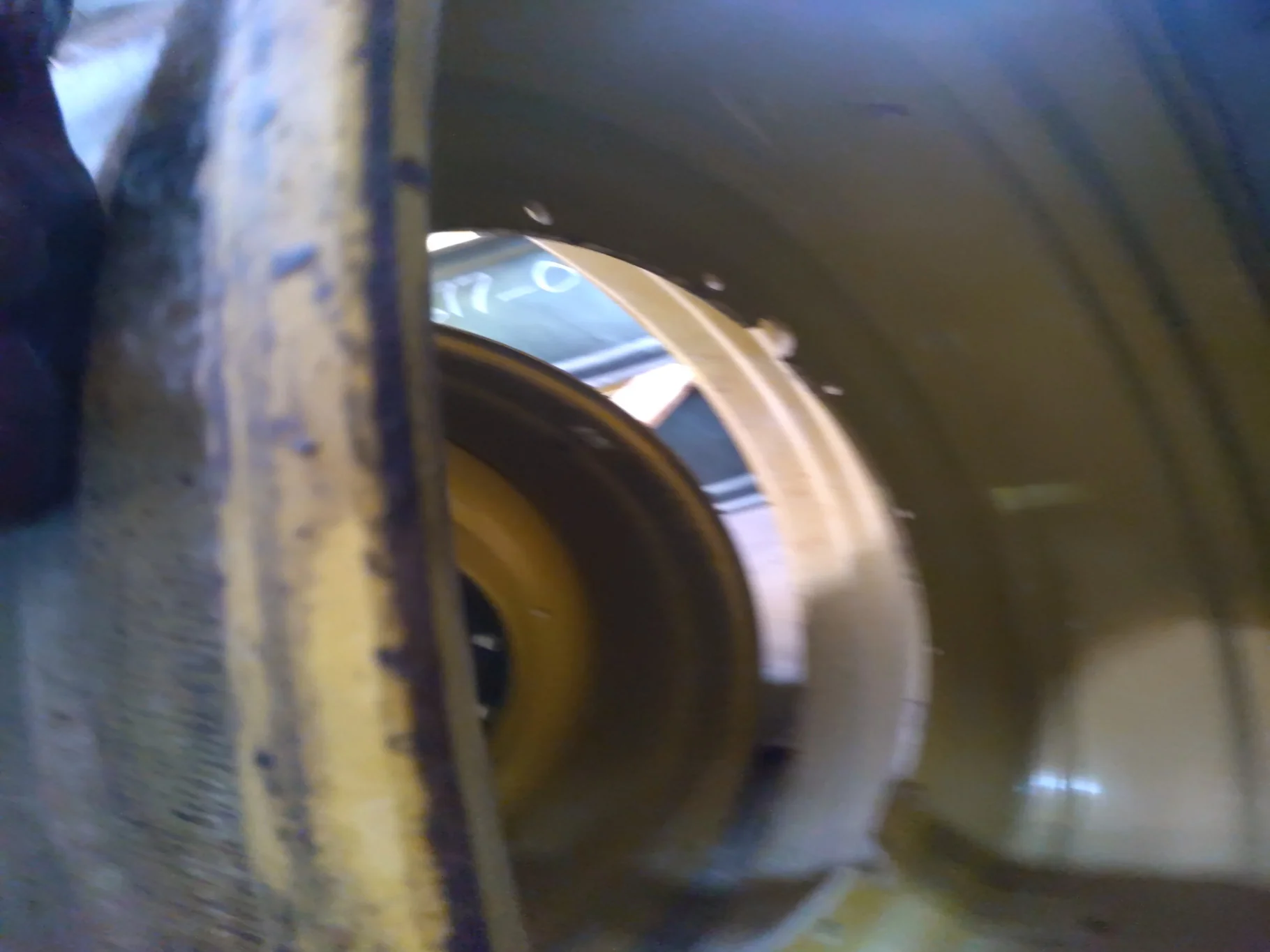Take-Off 21 X 46 12-32.04-30.17-2.81I Rim & Rail Yellow Wheel image 2