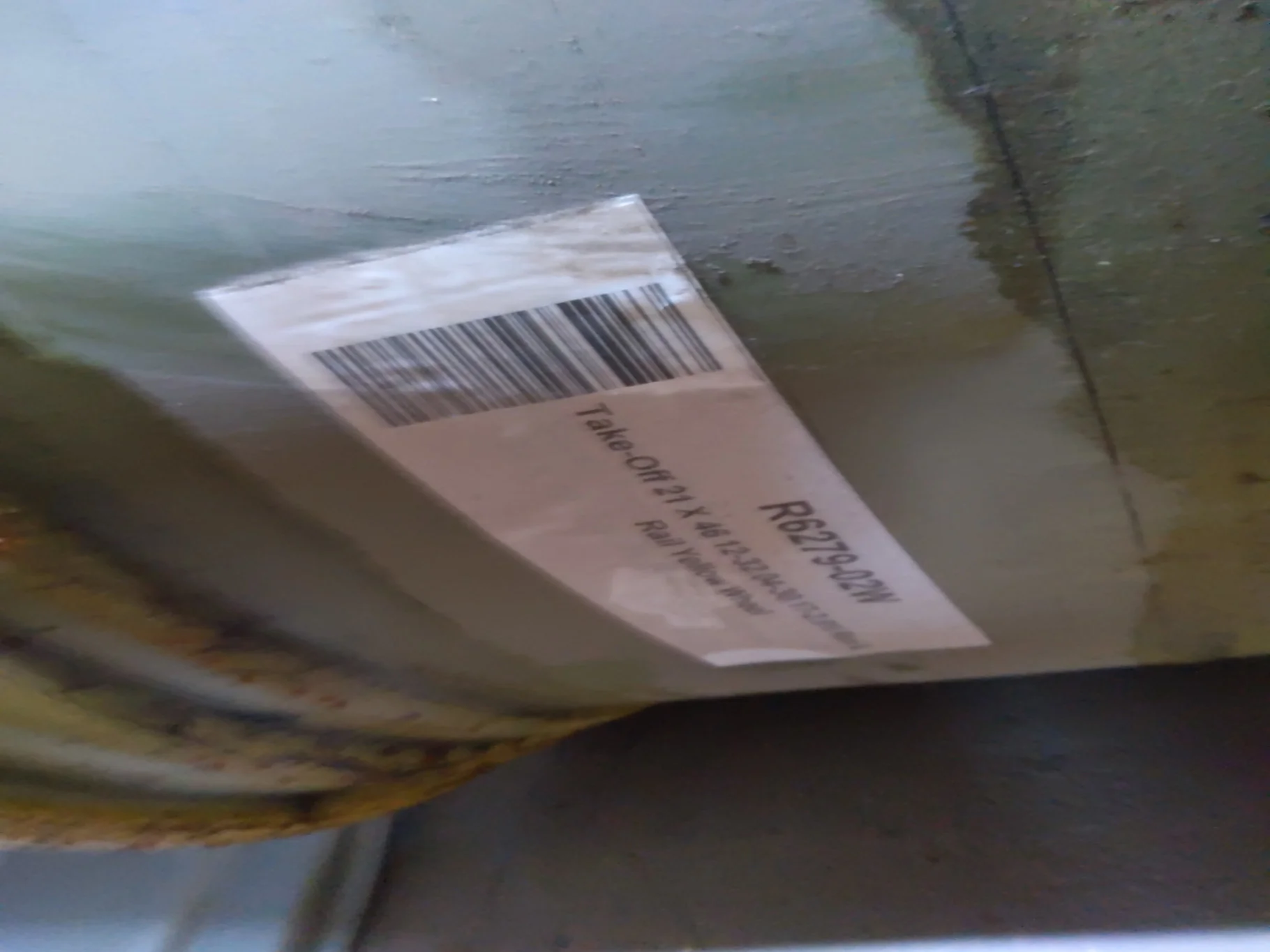 Take-Off 21 X 46 12-32.04-30.17-2.81I Rim & Rail Yellow Wheel image 5