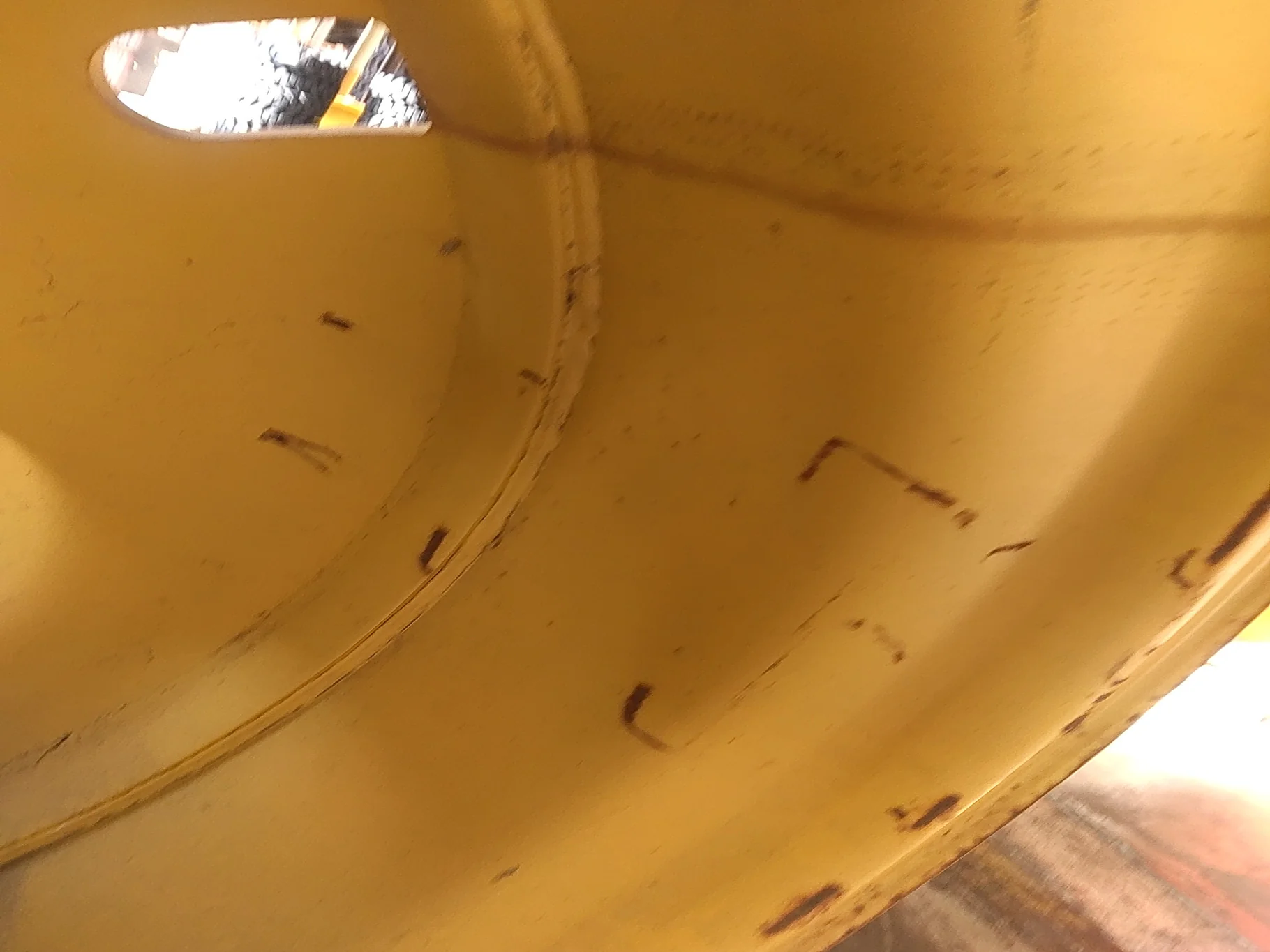 USED 16 X 42 10-13.187-11.07-12.4 (OUTSIDE) DOLLY DUAL YELLOW WHEEL image 6