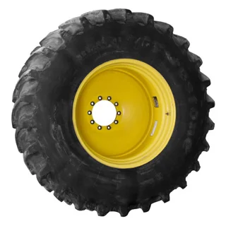Used 650/85R38 173A8/B Firestone Deep Tread 23 TL R-1W 85-90% on 23 X 38 10-13.19-11.07-14.37 Combin