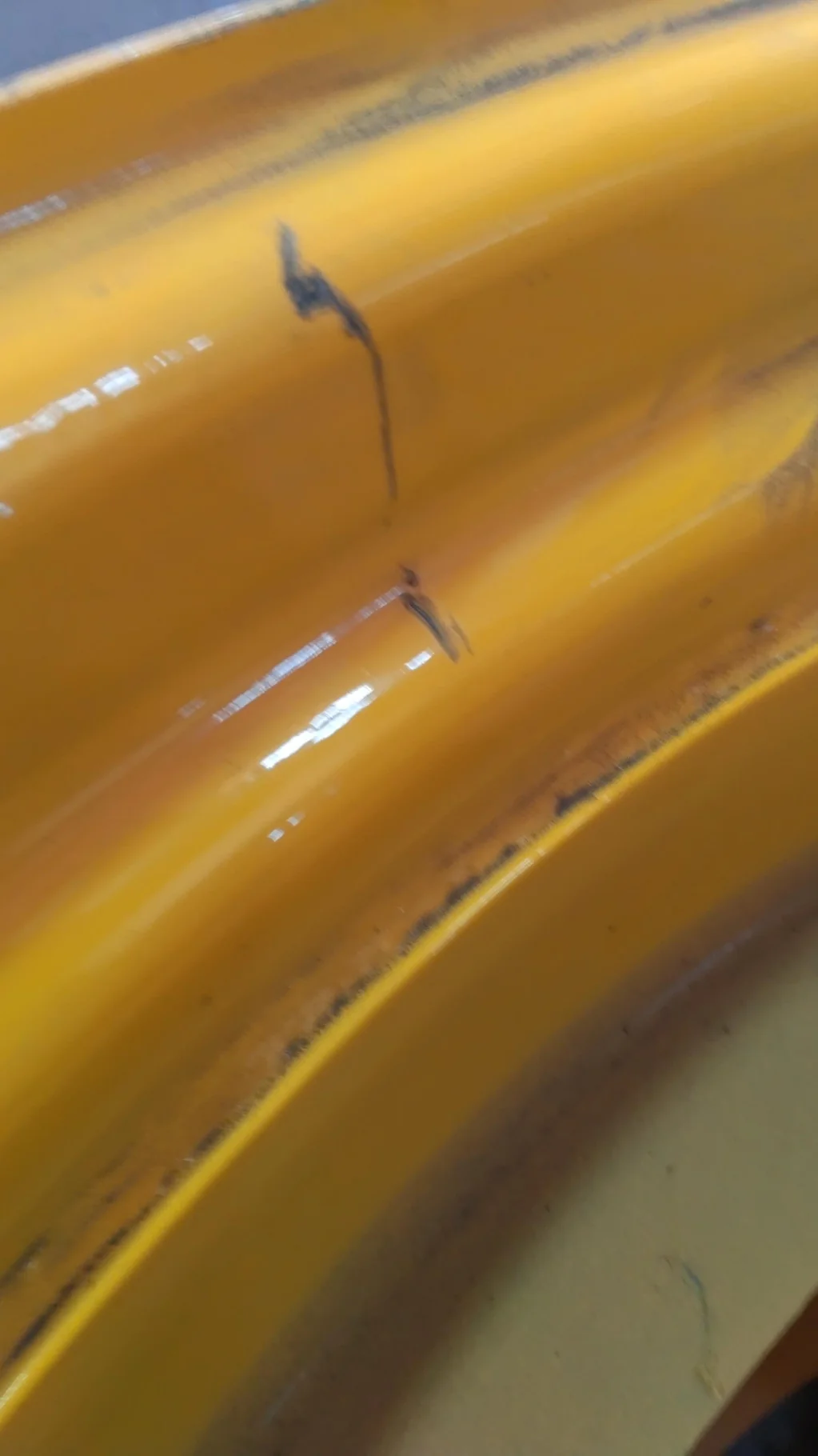 Take-Off 10 X 38 12-32.047-30.078 Rim & Rail Yellow Wheel image 4