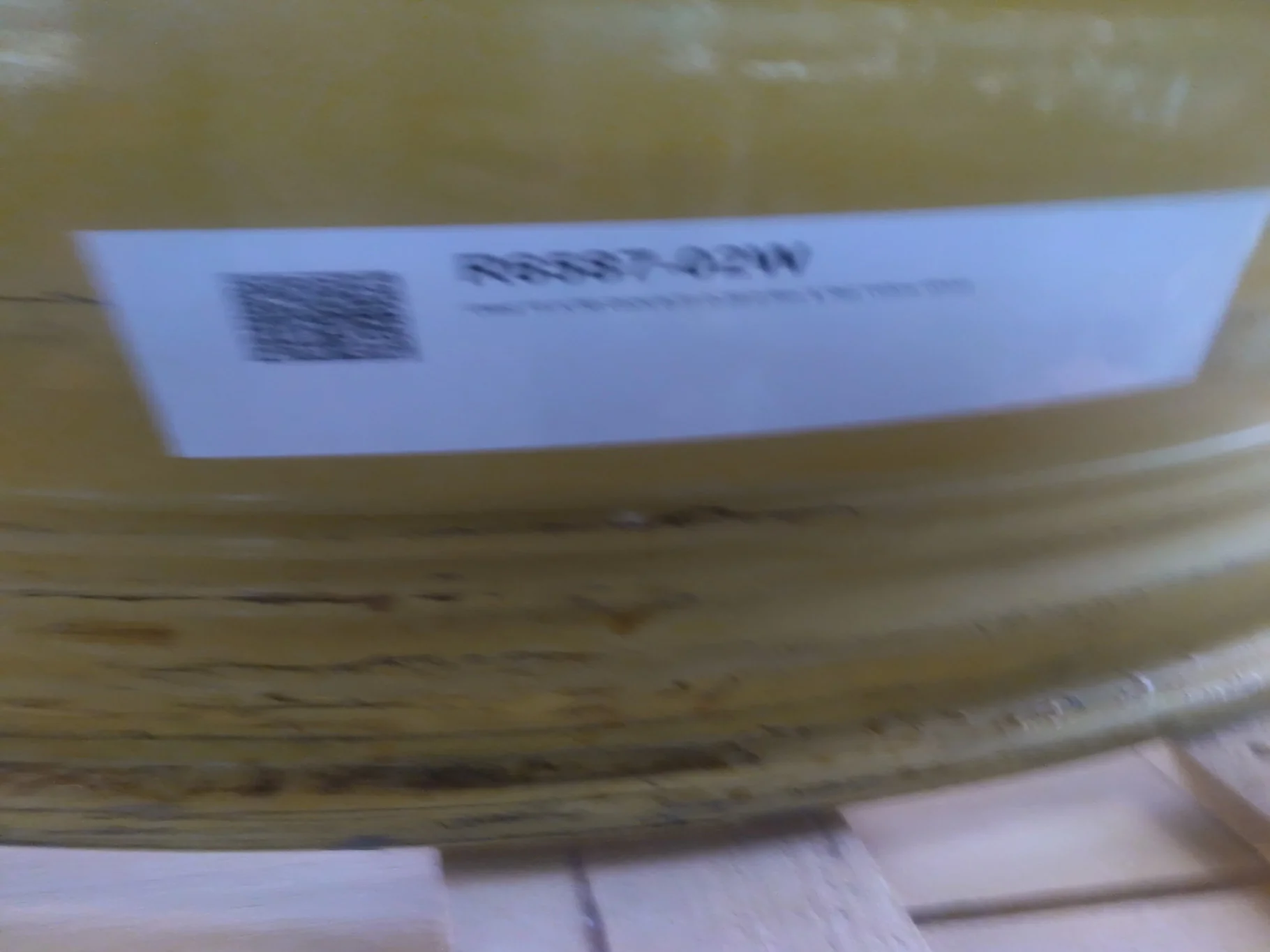 Used 15 X 38 GKN 8-31.0-29.0 Rim & Rail Yellow Wheel image 2