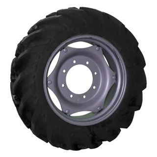 Take-Off 9.5-24/6 Goodyear Sure Grip All Service TT R-1 95-100% on 8 X 24 GKN 8-10.82-8.78 6 Clamp S