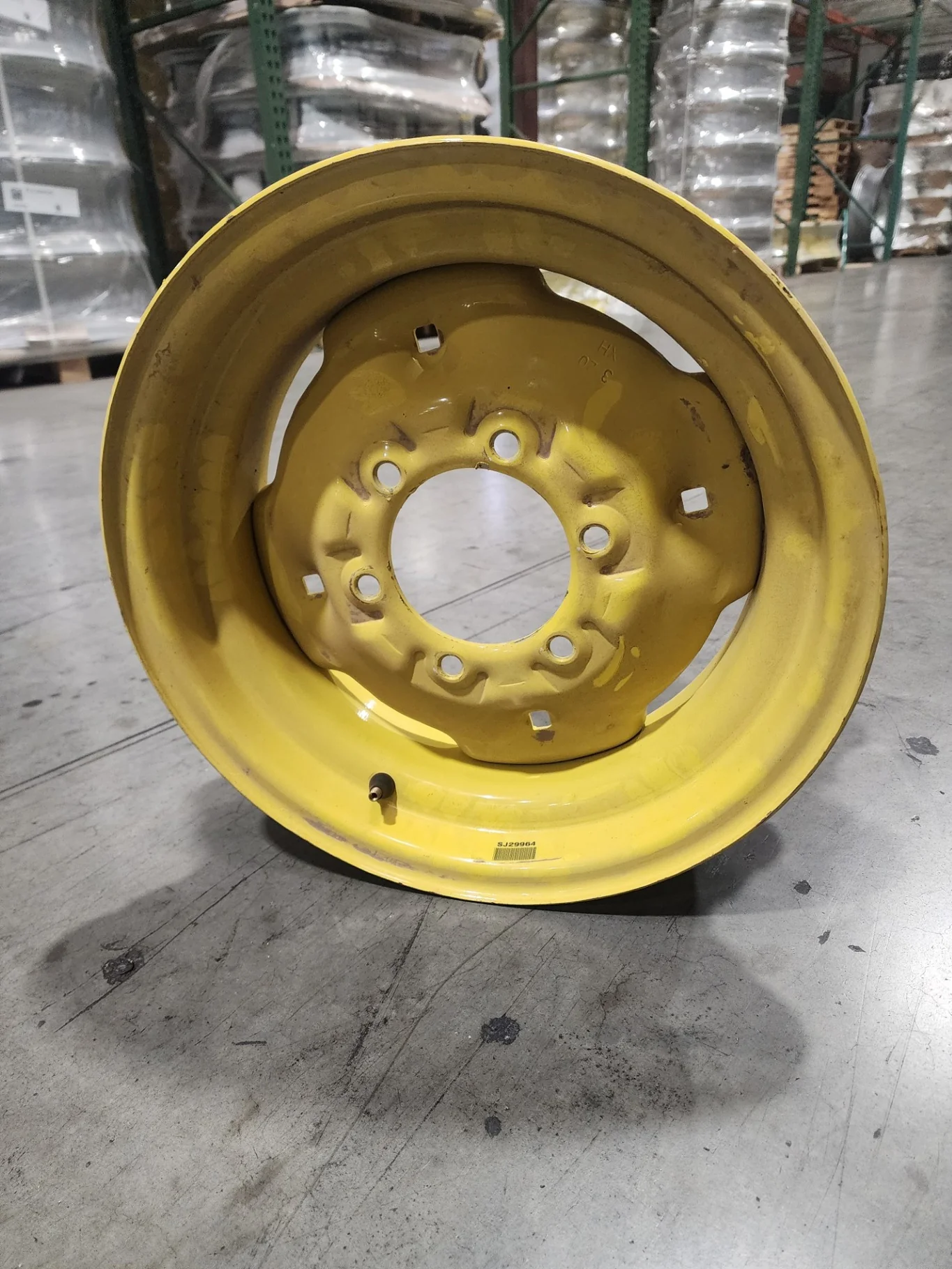 Take-Off 6 X 16 6-6-4.625 GKN Solid Yellow Wheel