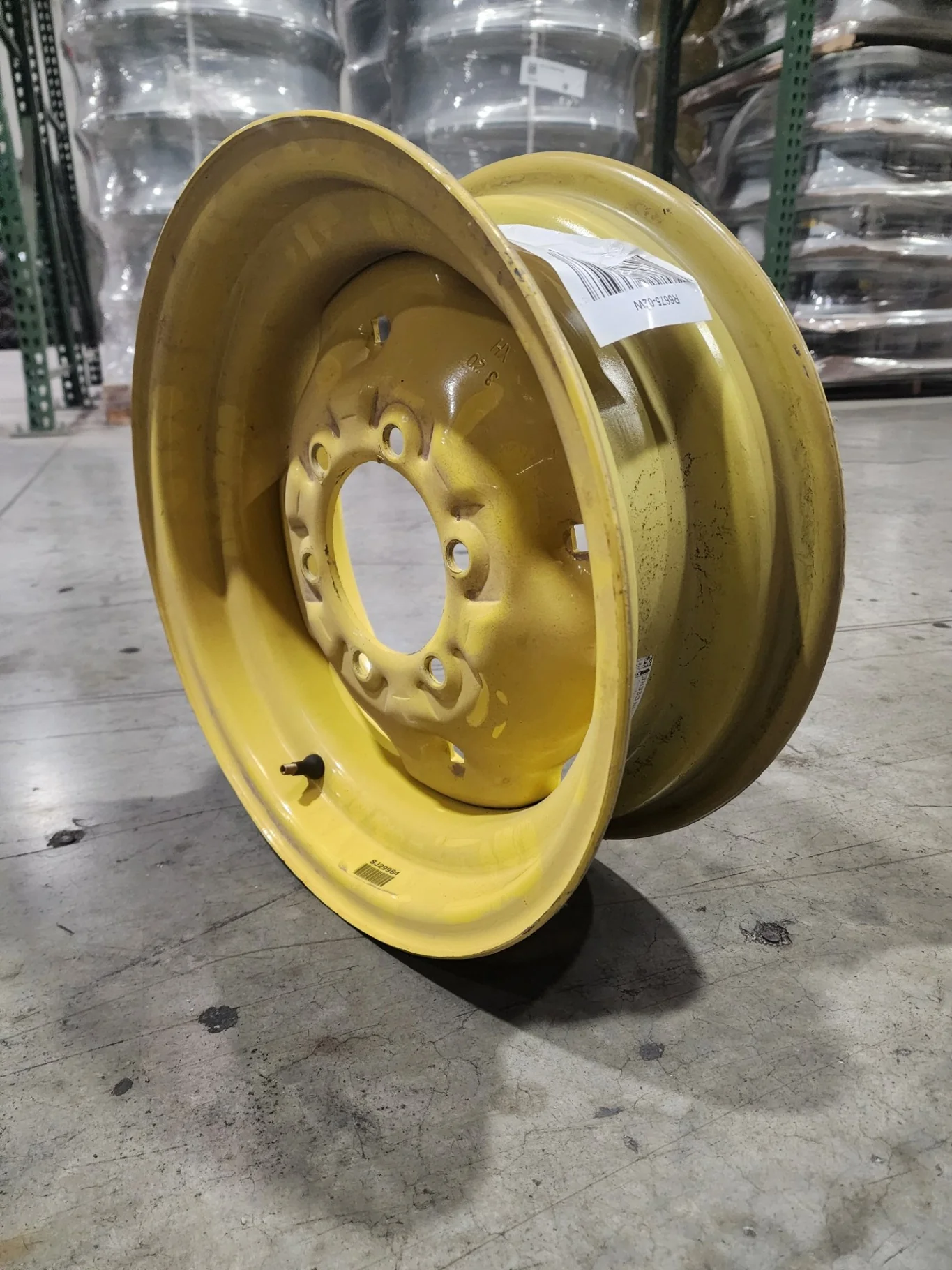Take-Off 6 X 16 6-6-4.625 GKN Solid Yellow Wheel image 2