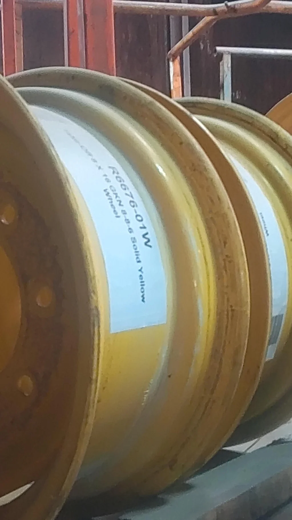 Take-Off 8 X 16 GKN 8-8-6 Solid Yellow Wheel