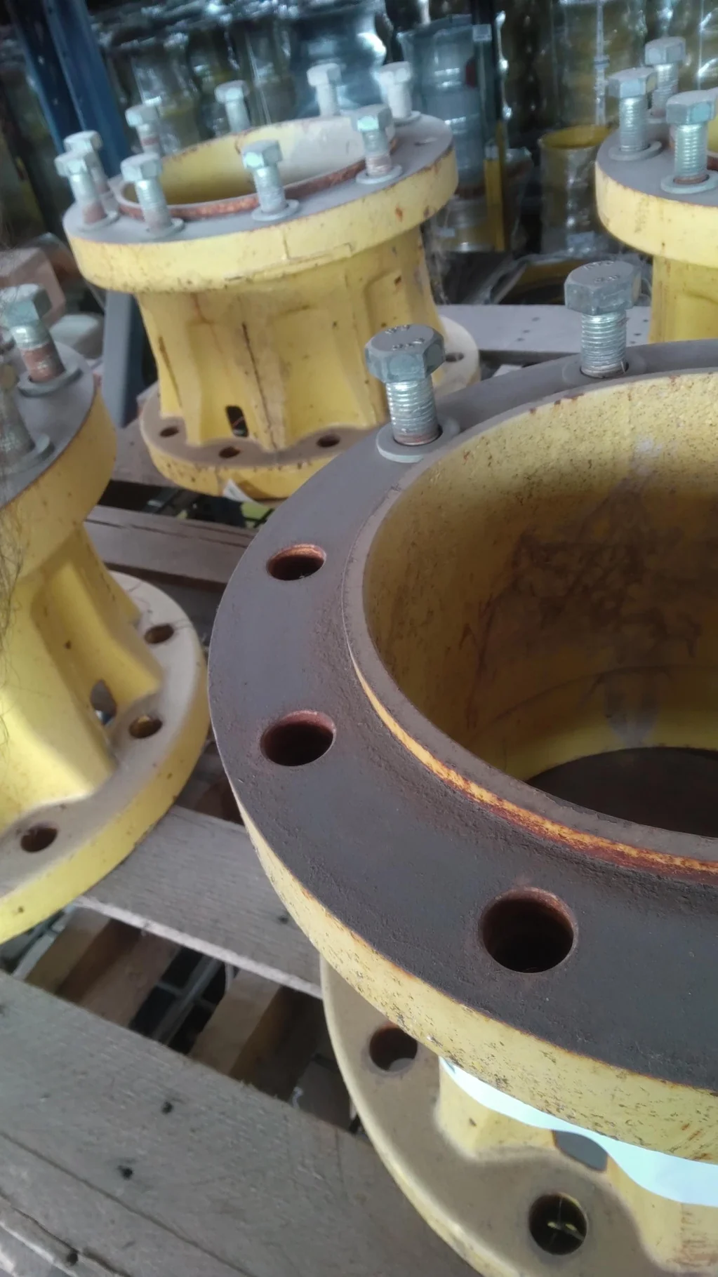 Used 10" Axle Extension 10 Bolt Yellow
