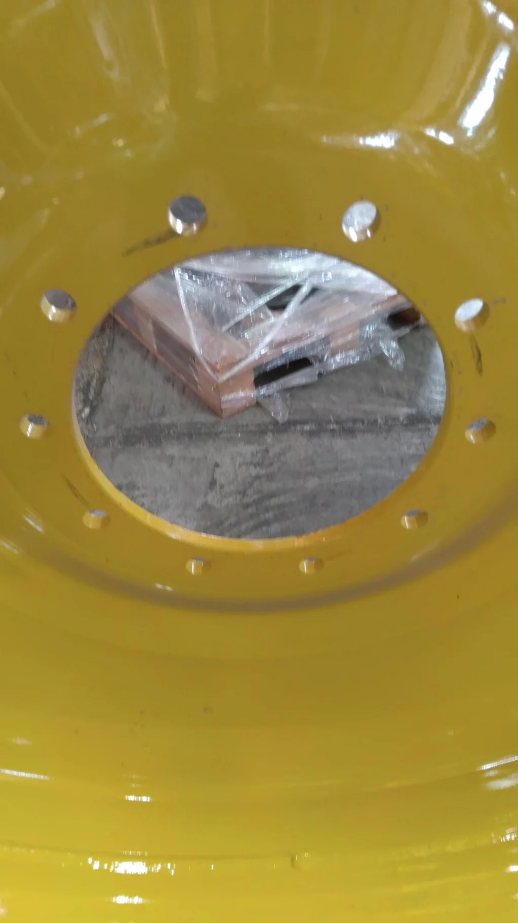 Take-Off 13 X 50 10-13.19-11.445 Bubble Disc Yellow Wheel