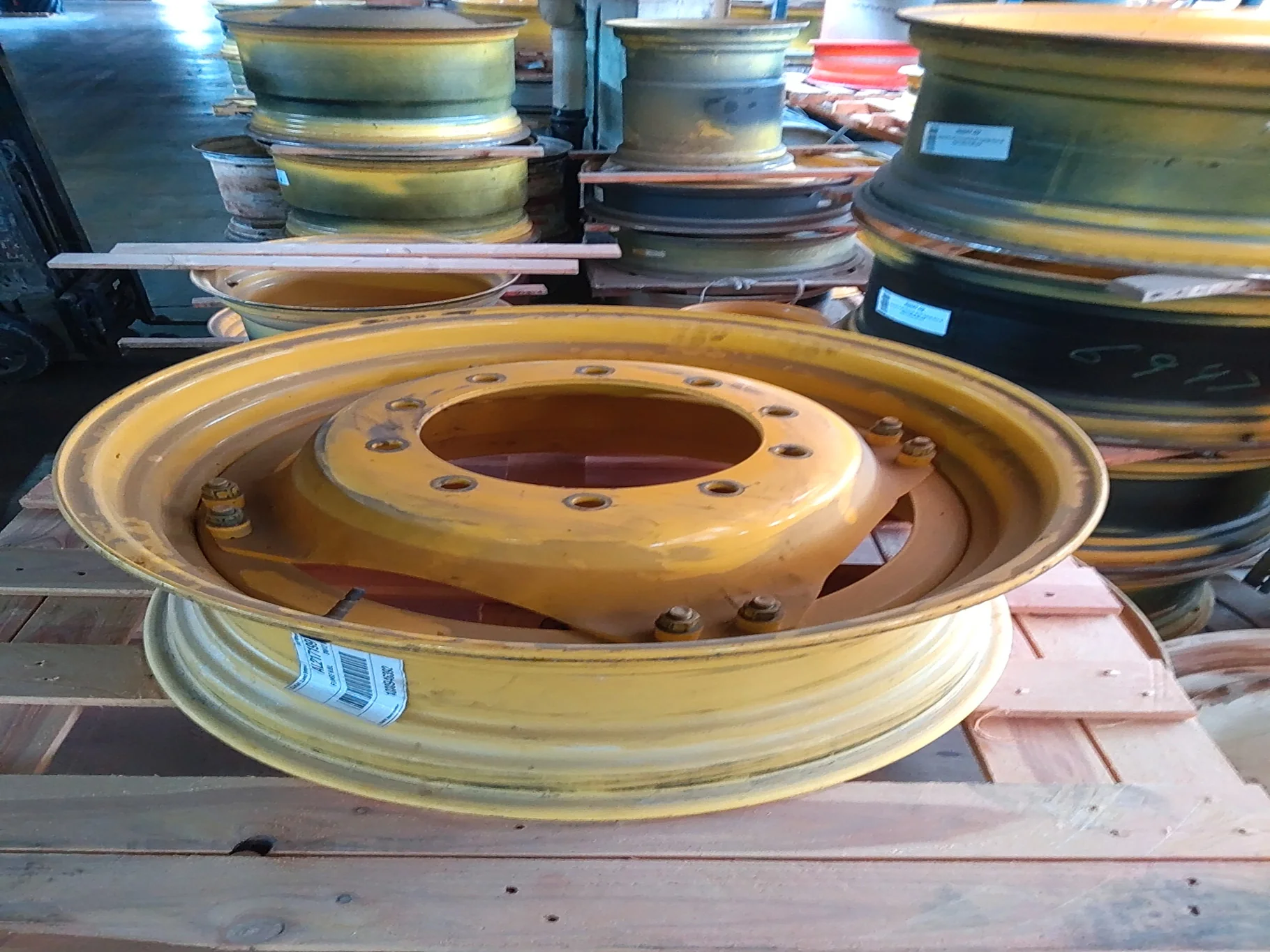 Take-Off 12 X 30 GKN 8-10.82-8.78 4/2 Rail JD AG Yellow Wheel image 2